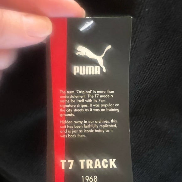 Puma zip up crop jacket black pink size xs - Picture 11 of 12